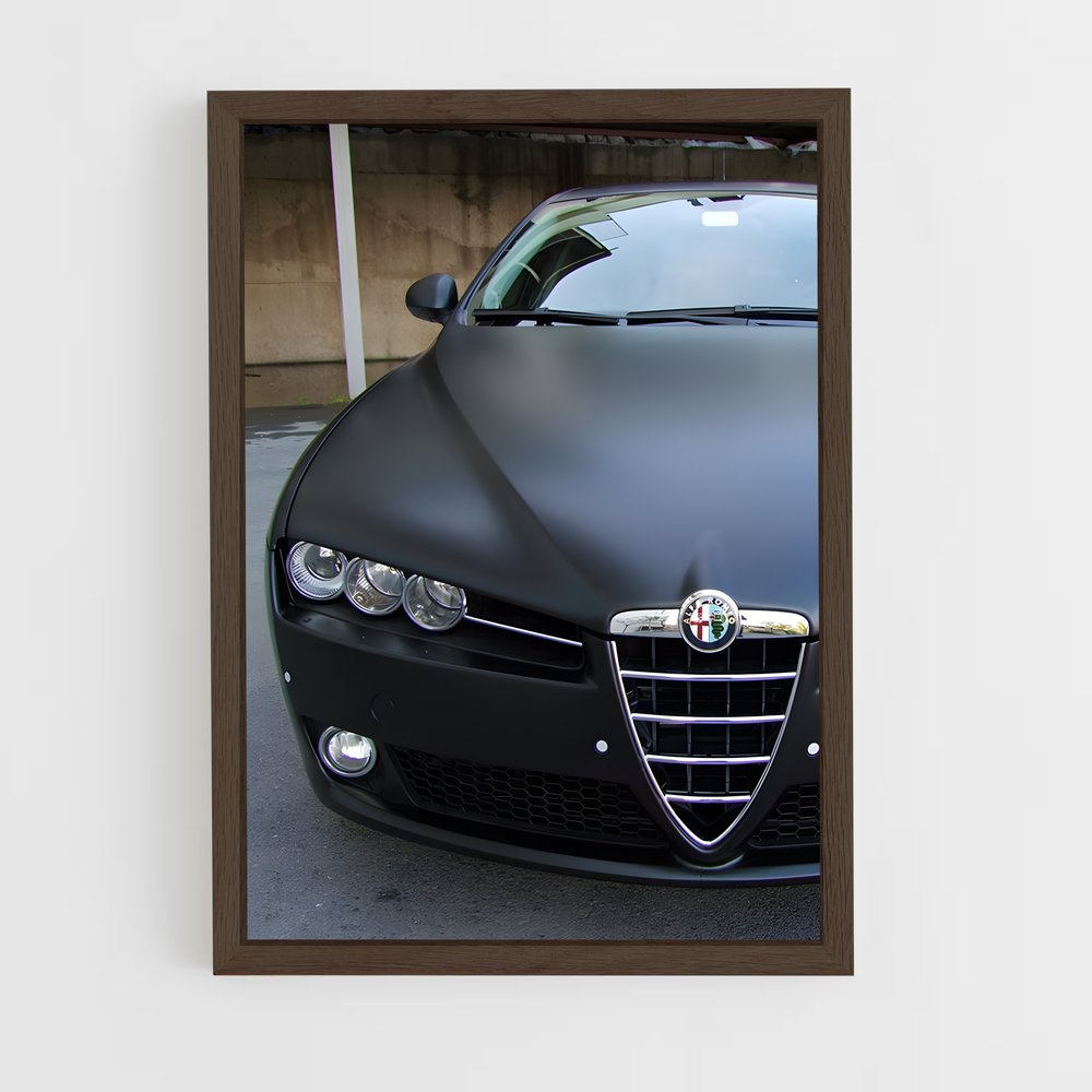 Poster Alfa Noir – affiche Alfa Romeo (vue 5)